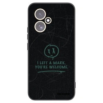 Picasee silikonowe czarne etui na Honor 400 5G - LEFT A MARK