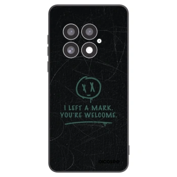 Picasee silikonowe czarne etui na OnePlus 13 5G - LEFT A MARK