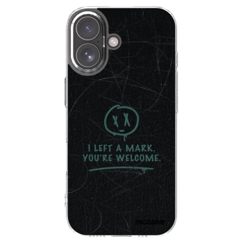 Picasee silikonowe przeźroczyste etui na Apple iPhone 17 - LEFT A MARK