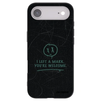 Picasee silikonowe czarne etui na Apple iPhone Air - LEFT A MARK