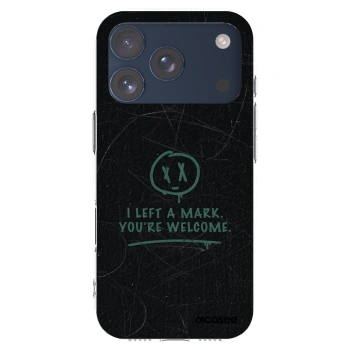 Picasee silikonowe przeźroczyste etui na Apple iPhone 17 Pro - LEFT A MARK