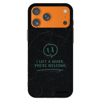 Picasee silikonowe przeźroczyste etui na Apple iPhone 17 Pro Max - LEFT A MARK