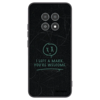 Picasee silikonowe czarne etui na Realme 12X - LEFT A MARK