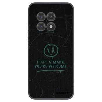 Picasee silikonowe czarne etui na OnePlus 13R 5G - LEFT A MARK