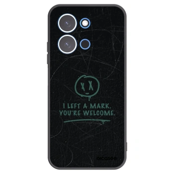 Picasee silikonowe czarne etui na Xiaomi Redmi 15C 4G - LEFT A MARK
