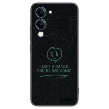 Picasee silikonowe czarne etui na Vivo Y29s 5G - LEFT A MARK