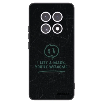 Picasee silikonowe czarne etui na Xiaomi Redmi Note 15 4G - LEFT A MARK