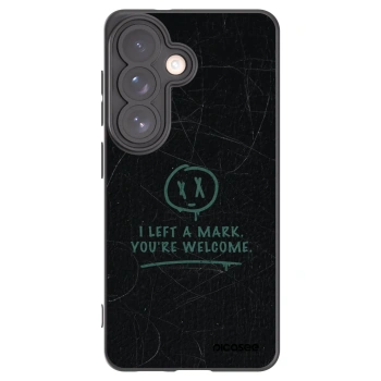 Picasee silikonowe czarne etui na Samsung Galaxy S26 - LEFT A MARK