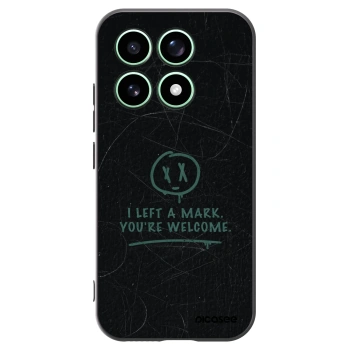 Picasee silikonowe czarne etui na Xiaomi 17 - LEFT A MARK