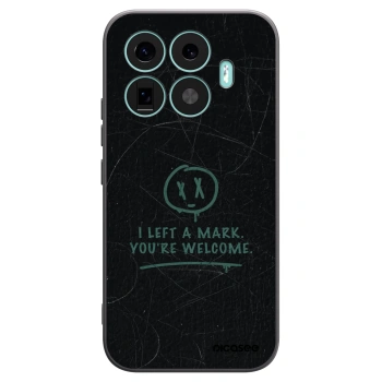 Picasee silikonowe czarne etui na Xiaomi 17T - LEFT A MARK