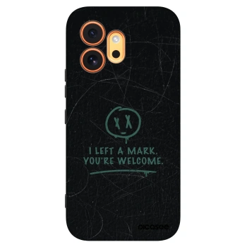 Picasee silikonowe czarne etui na Honor 600 - LEFT A MARK