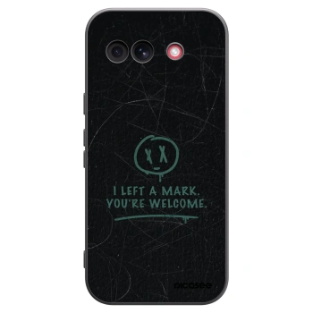 Picasee silikonowe czarne etui na Google Pixel 10a - LEFT A MARK