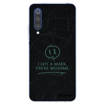 Picasee silikonowe przeźroczyste etui na Xiaomi Mi 9 SE - LEFT A MARK