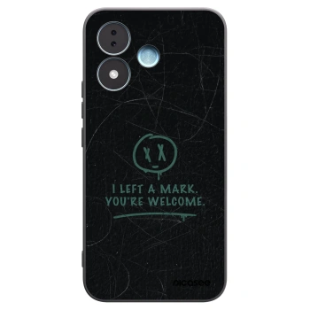 Picasee silikonowe czarne etui na Xiaomi Redmi Note 17 5G - LEFT A MARK