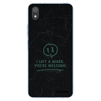 Picasee silikonowe przeźroczyste etui na Xiaomi Redmi 7A - LEFT A MARK