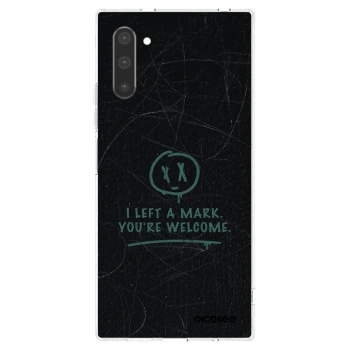 Picasee silikonowe przeźroczyste etui na Samsung Galaxy Note 10 N970F - LEFT A MARK