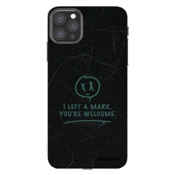 Picasee silikonowe przeźroczyste etui na Apple iPhone 11 Pro Max - LEFT A MARK