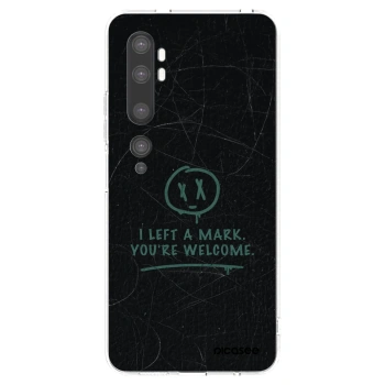 Picasee silikonowe przeźroczyste etui na Xiaomi Mi Note 10 (Pro) - LEFT A MARK