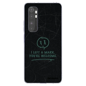 Picasee silikonowe przeźroczyste etui na Xiaomi Mi Note 10 Lite - LEFT A MARK