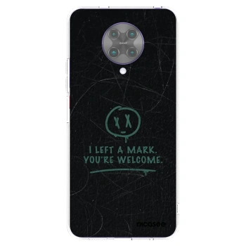 Picasee silikonowe przeźroczyste etui na Xiaomi Poco F2 Pro - LEFT A MARK
