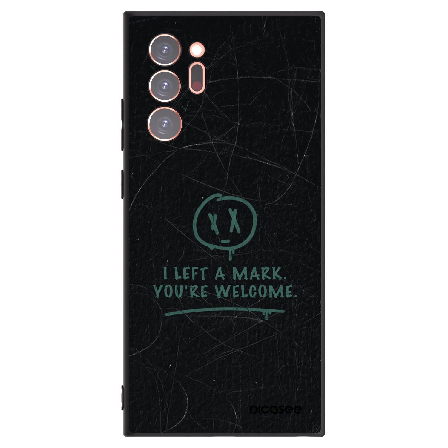 Picasee silikonowe czarne etui na Samsung Galaxy Note 20 Ultra - LEFT A MARK