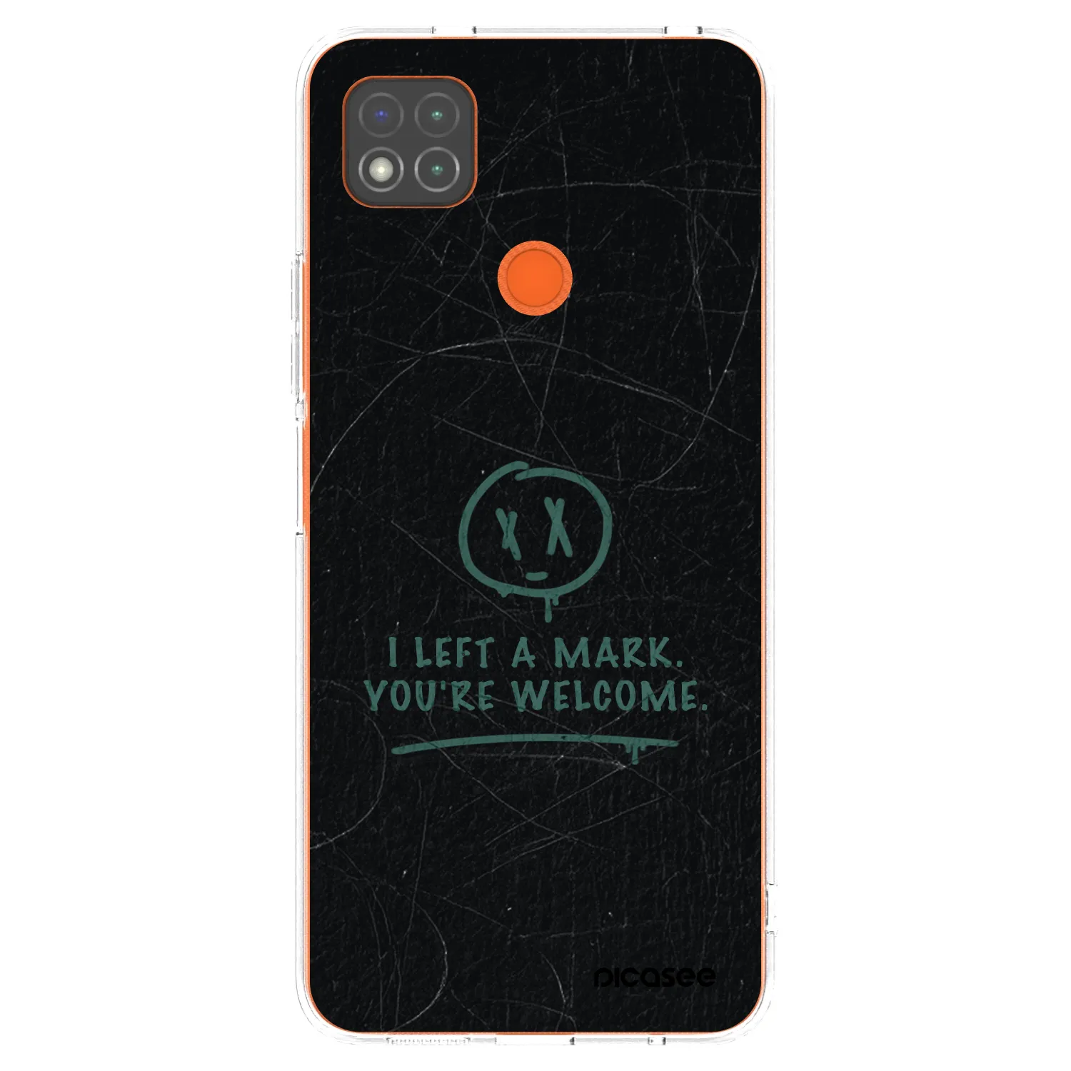 Picasee silikonowe przeźroczyste etui na Xiaomi Redmi 9C - LEFT A MARK