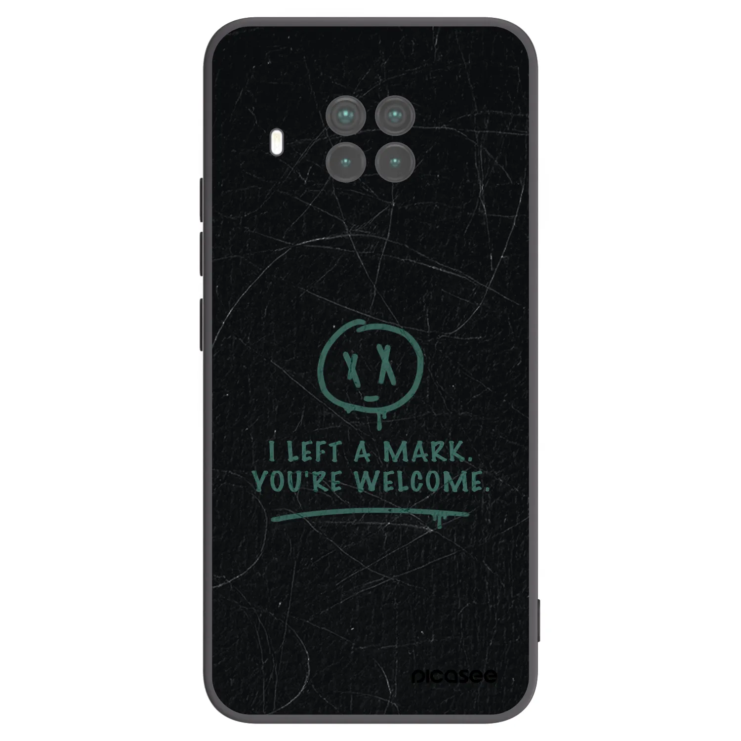 Picasee silikonowe czarne etui na Xiaomi Mi 10T Lite - LEFT A MARK
