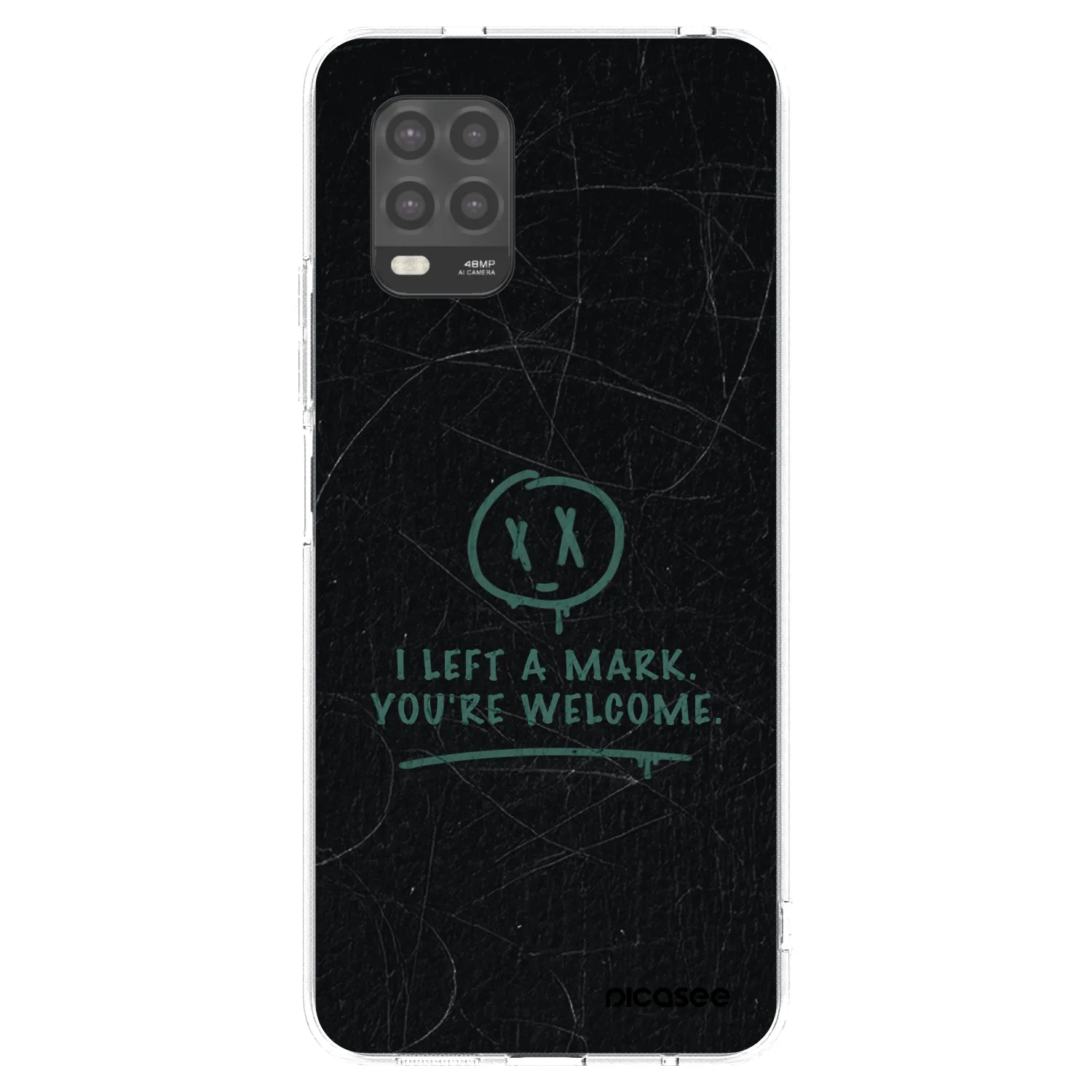 Picasee silikonowe przeźroczyste etui na Xiaomi Mi 10 Lite - LEFT A MARK