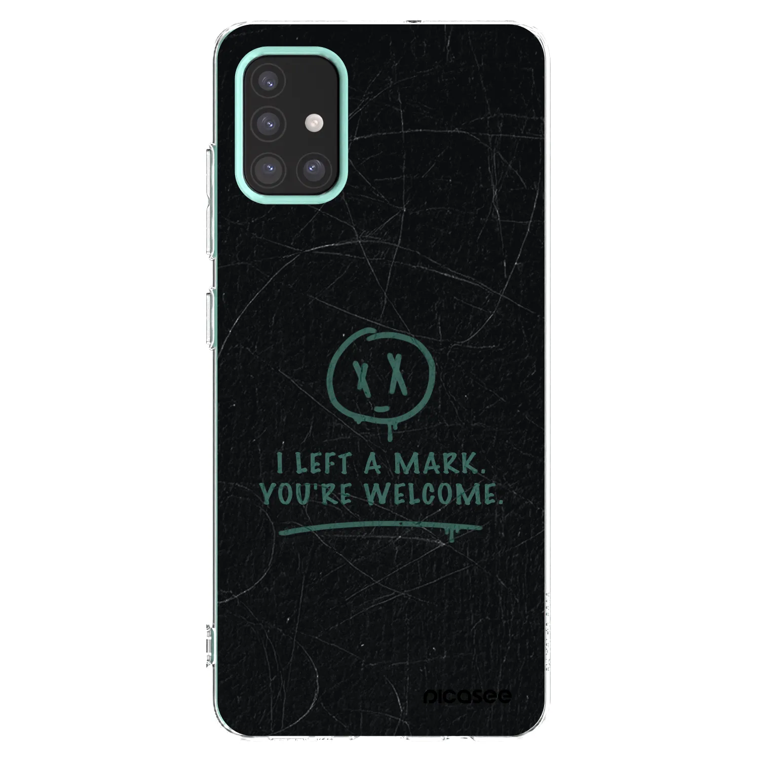 Picasee silikonowe przeźroczyste etui na Samsung Galaxy M31s - LEFT A MARK