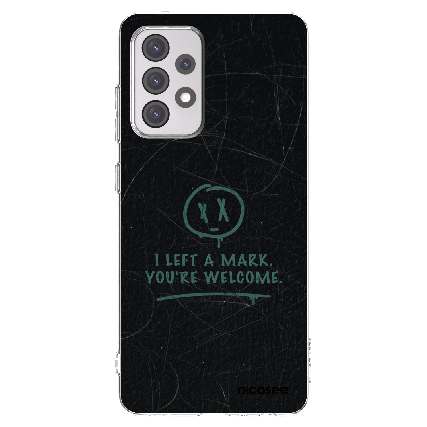 Picasee silikonowe przeźroczyste etui na Samsung Galaxy A52 5G A525F - LEFT A MARK