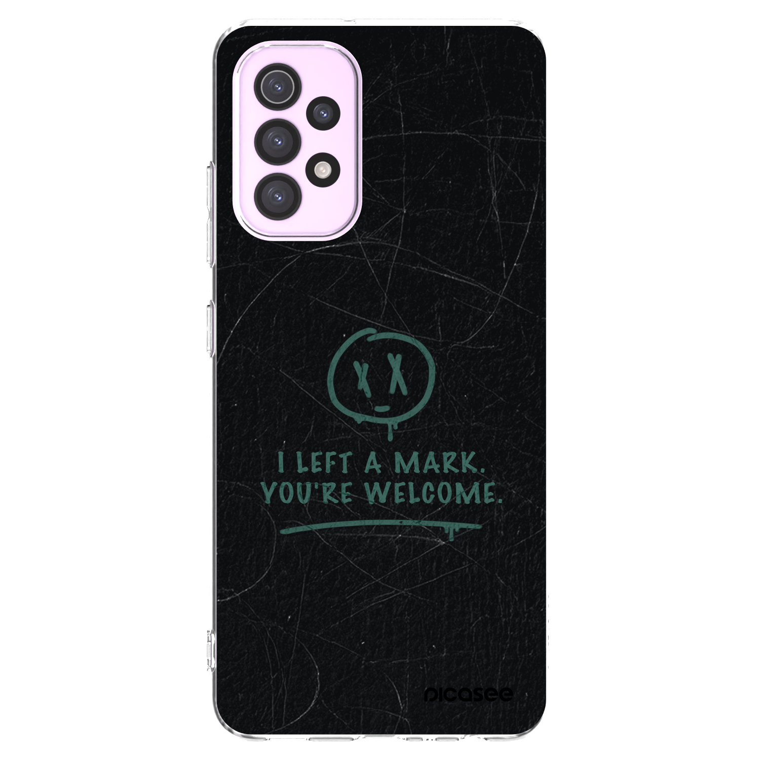 Picasee silikonowe przeźroczyste etui na Samsung Galaxy A32 5G A326B - LEFT A MARK