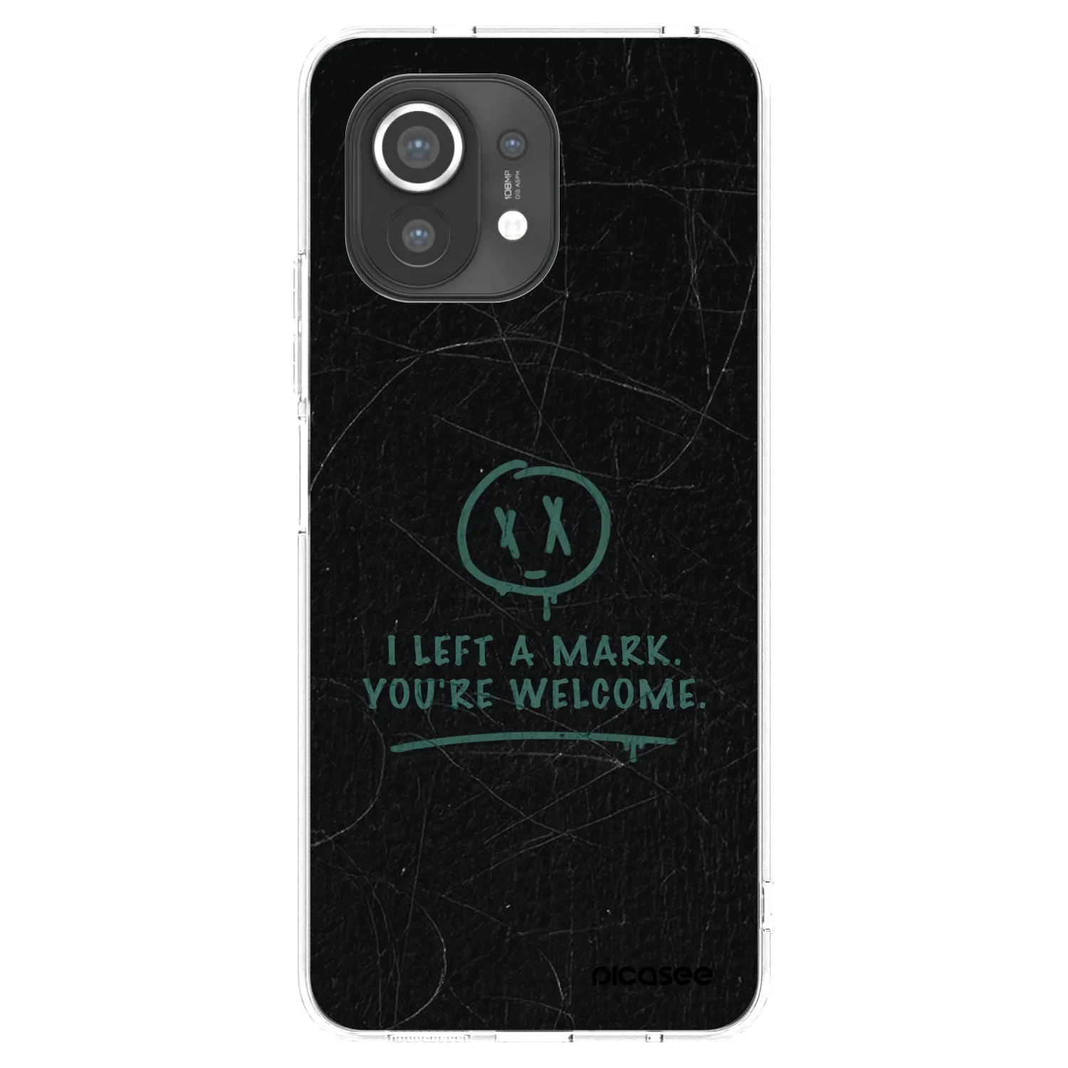 Picasee silikonowe przeźroczyste etui na Xiaomi Mi 11 - LEFT A MARK