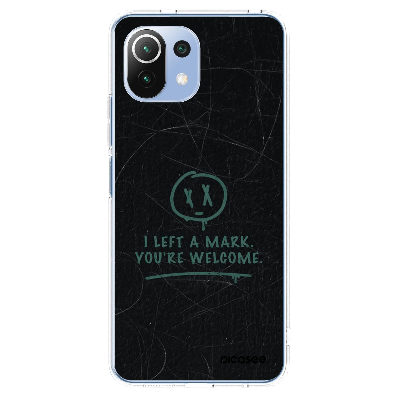 Picasee silikonowe przeźroczyste etui na Xiaomi Mi 11 Lite - LEFT A MARK