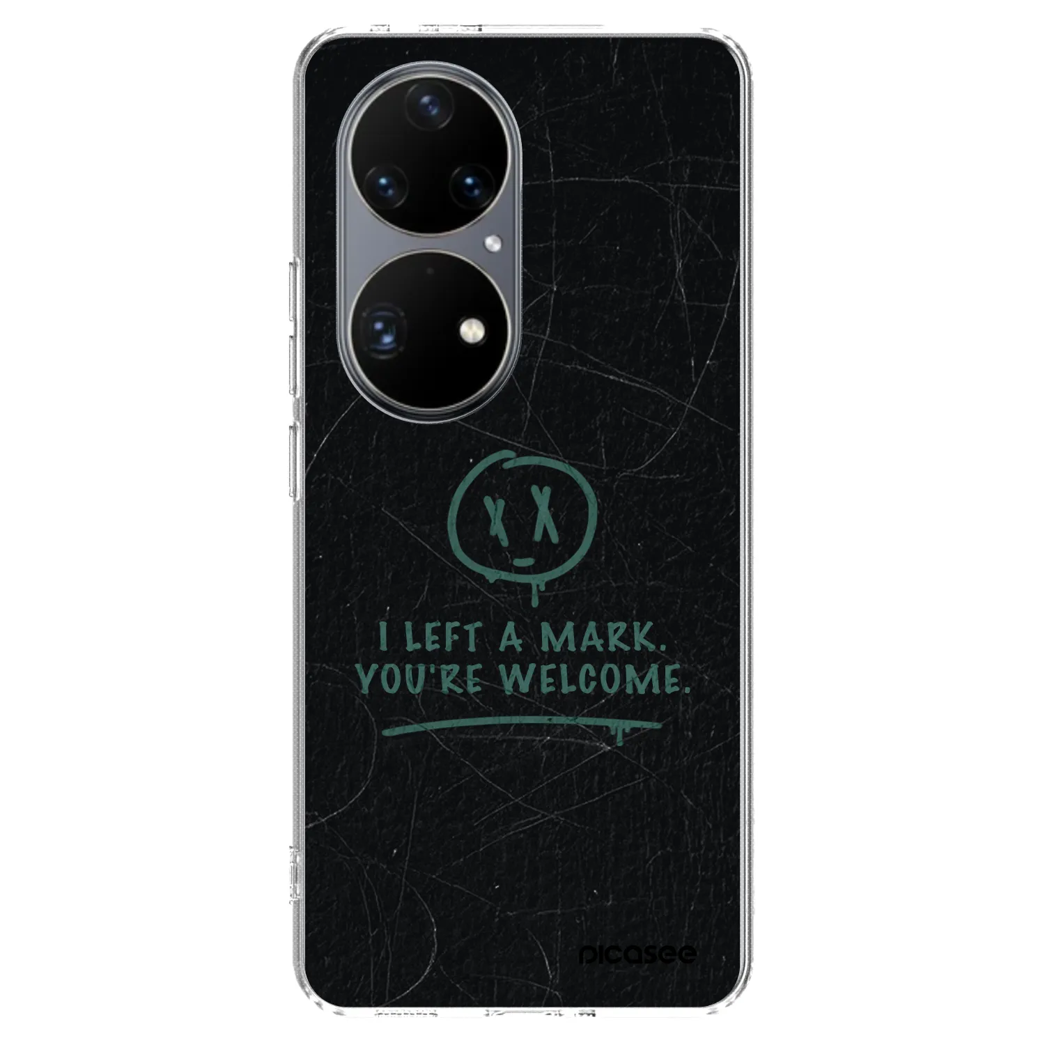 Picasee silikonowe przeźroczyste etui na Huawei P50 - LEFT A MARK
