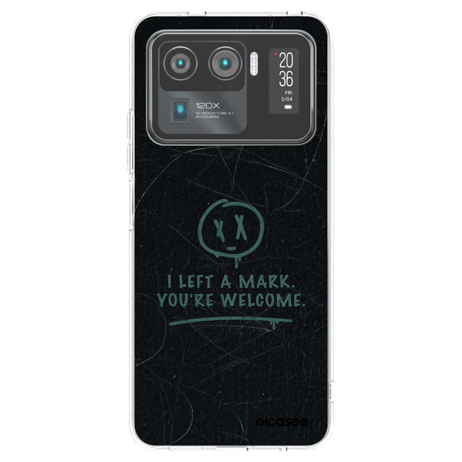 Picasee silikonowe przeźroczyste etui na Xiaomi Mi 11 Ultra - LEFT A MARK