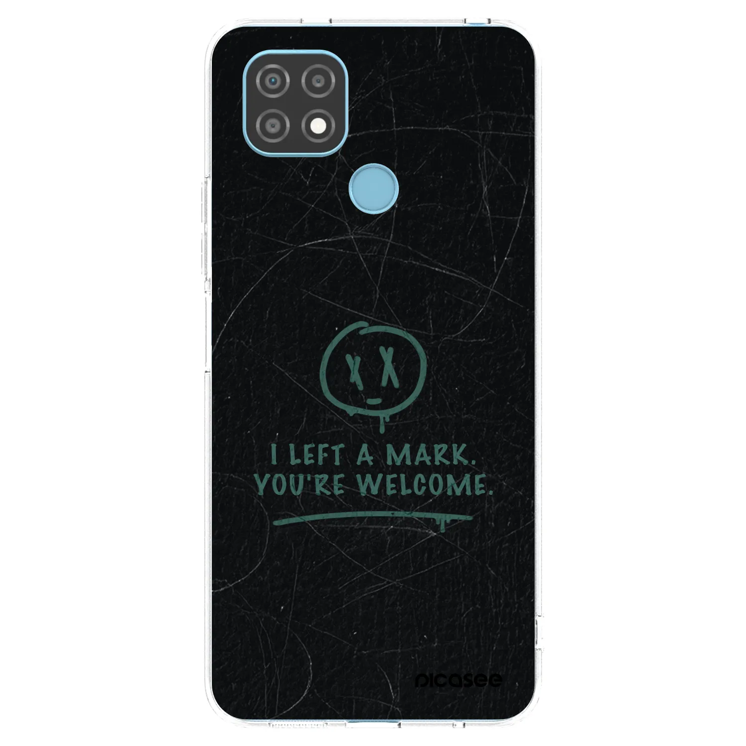 Picasee silikonowe przeźroczyste etui na Realme C21 - LEFT A MARK