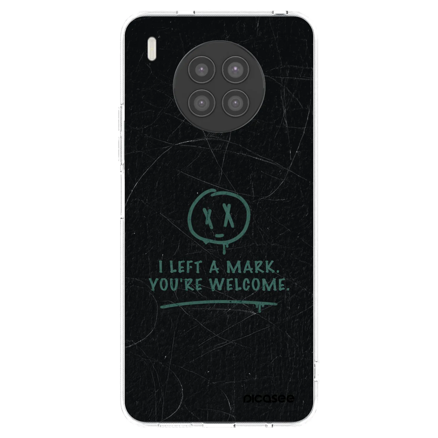 Picasee silikonowe przeźroczyste etui na Huawei Nova 8i - LEFT A MARK