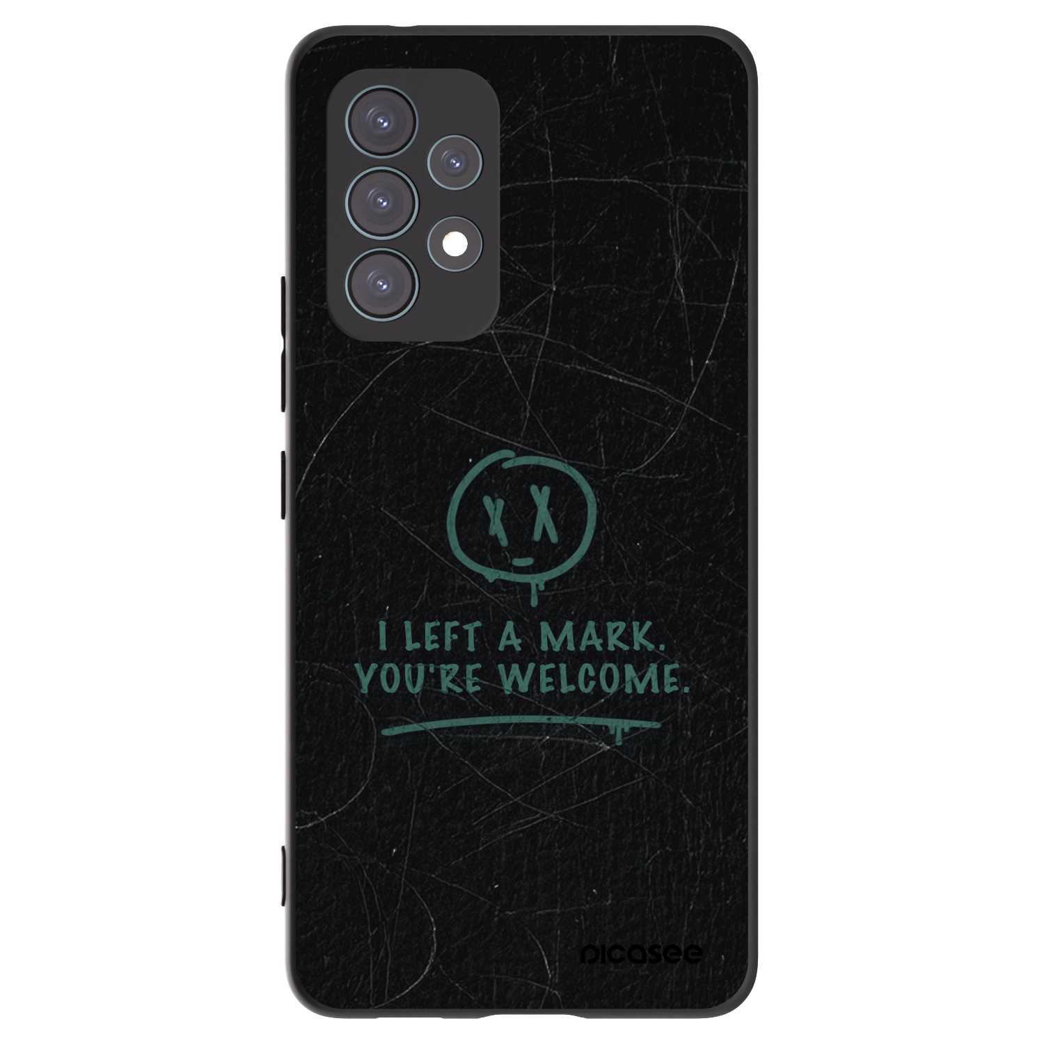 Picasee silikonowe czarne etui na Samsung Galaxy A53 5G A536 - LEFT A MARK