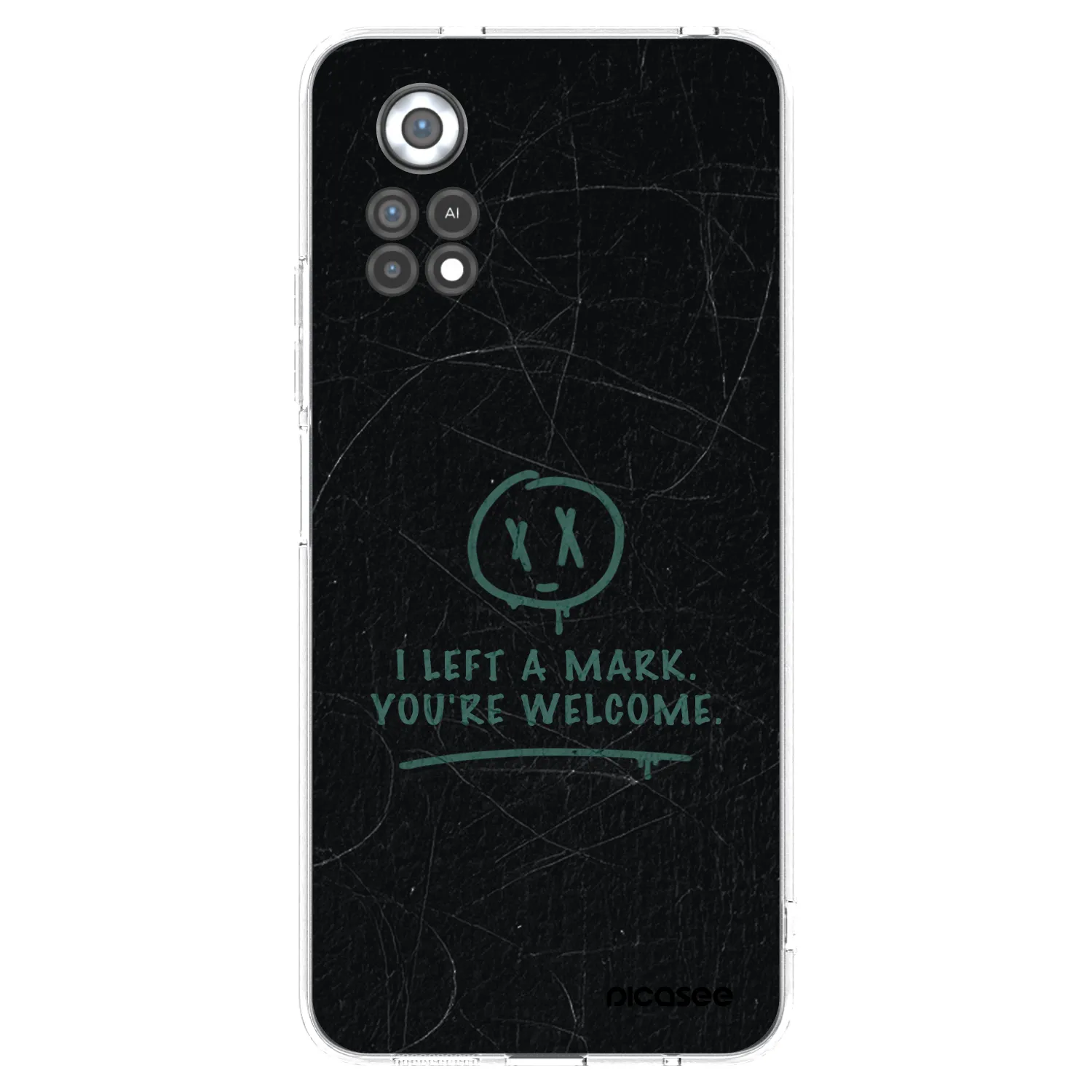 Picasee silikonowe przeźroczyste etui na Xiaomi Poco X4 Pro 5G - LEFT A MARK
