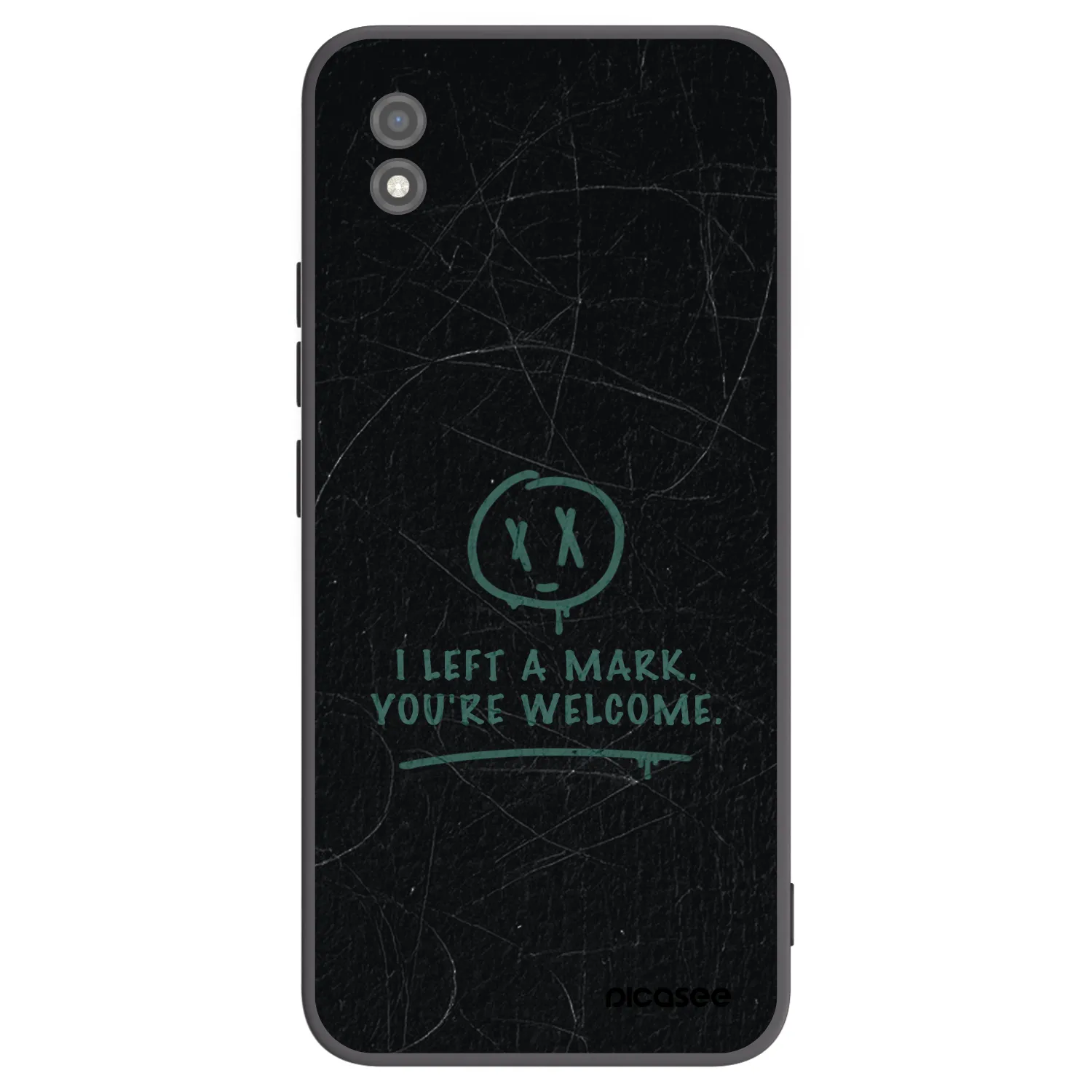 Picasee silikonowe czarne etui na Realme C11 (2021) - LEFT A MARK