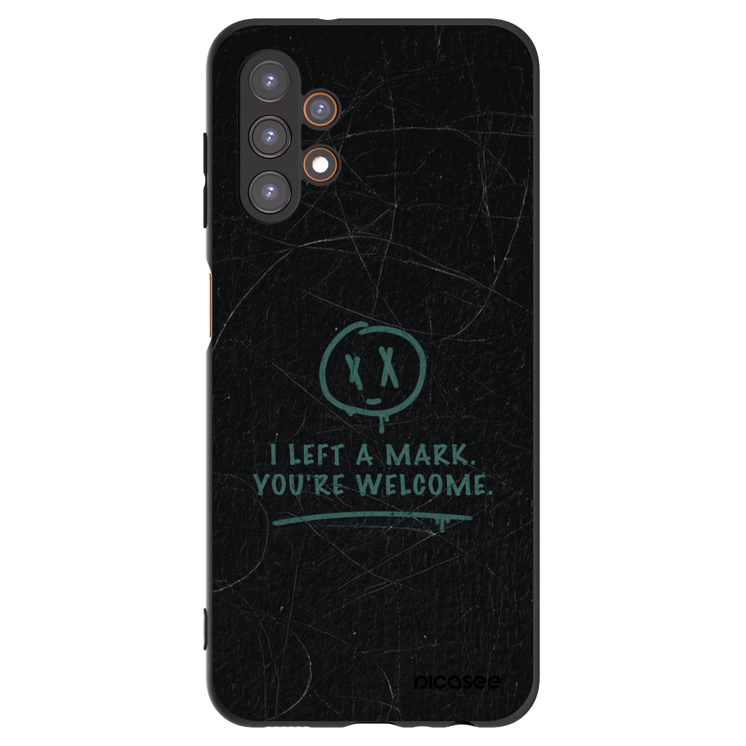 Picasee silikonowe czarne etui na Samsung Galaxy A13 4G A135 - LEFT A MARK