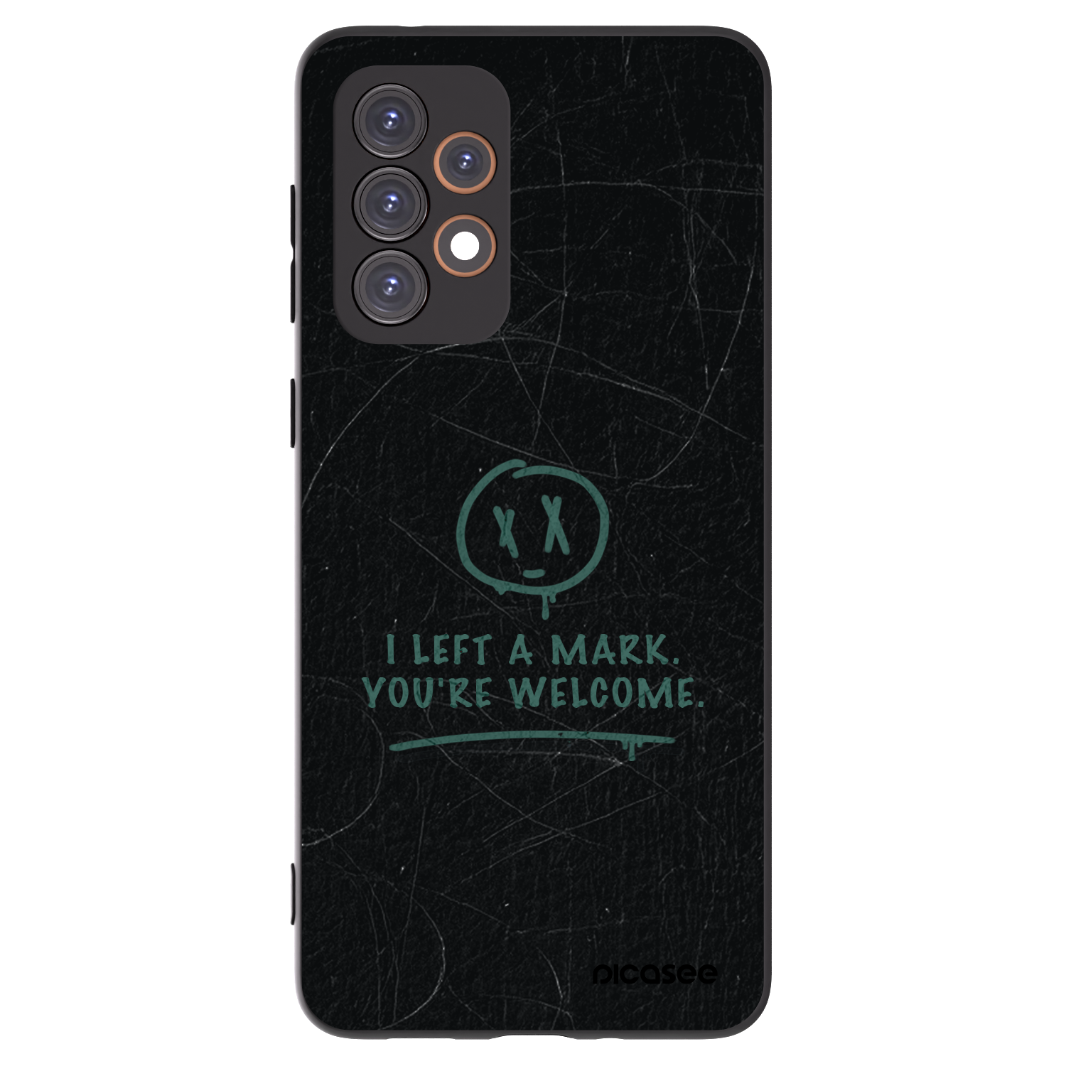 Picasee silikonowe czarne etui na Samsung Galaxy A33 5G A336 - LEFT A MARK