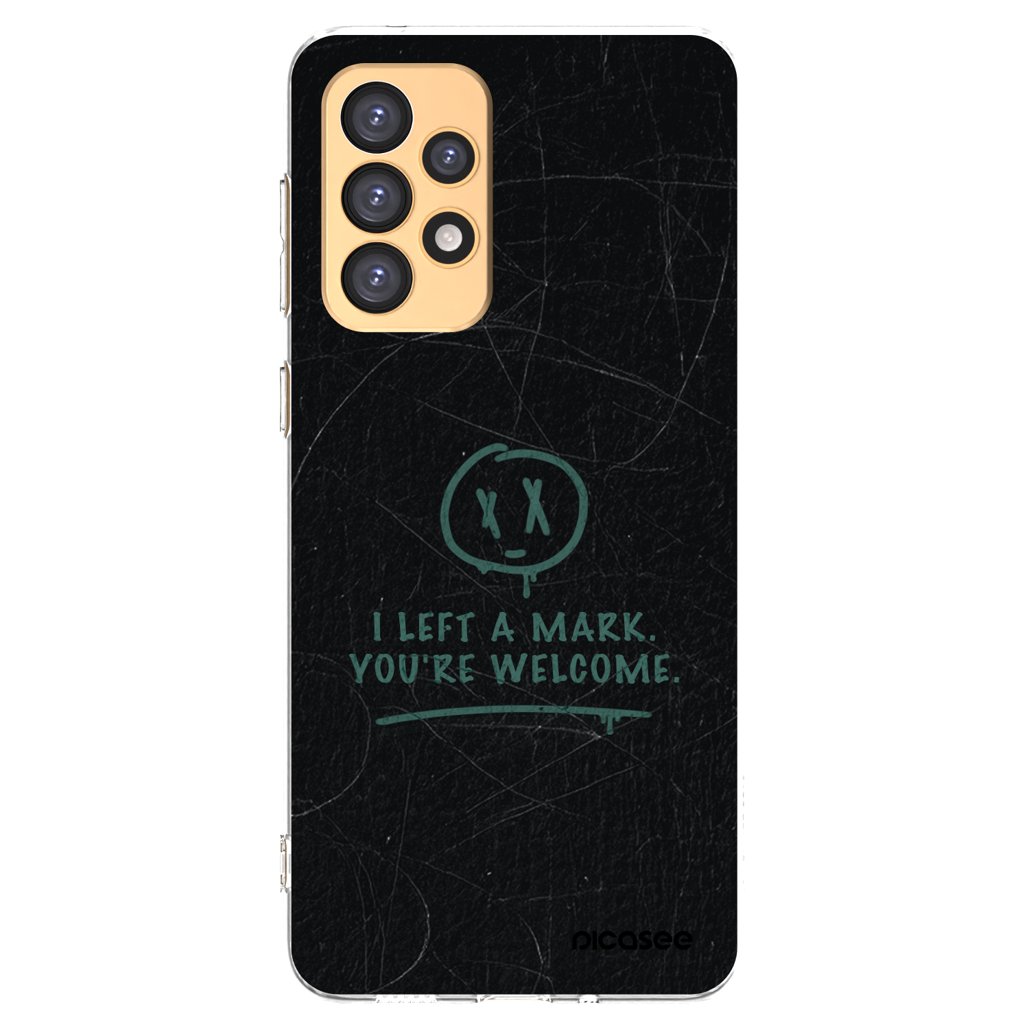 Picasee silikonowe przeźroczyste etui na Samsung Galaxy A33 5G A336 - LEFT A MARK