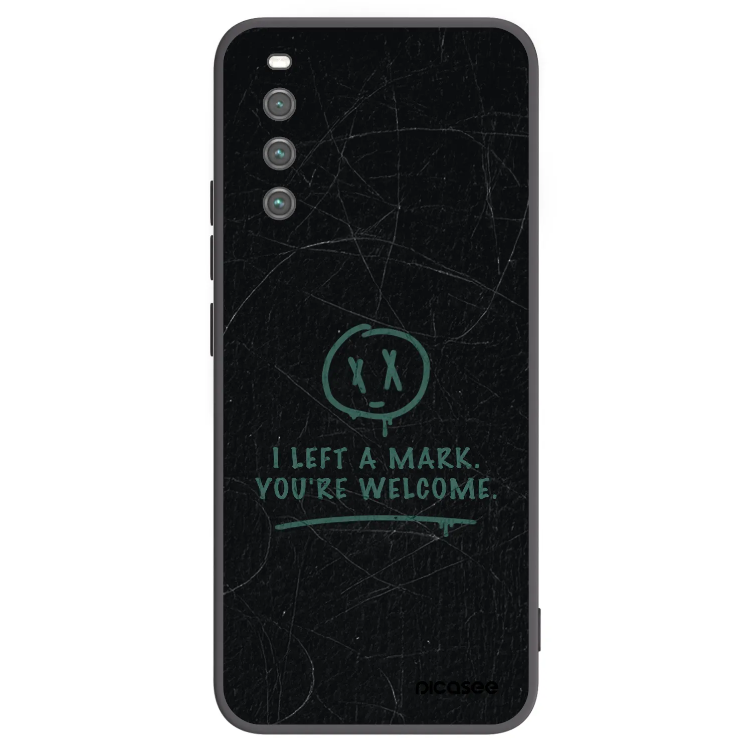 Picasee silikonowe czarne etui na Sony Xperia 10 IV 5G - LEFT A MARK
