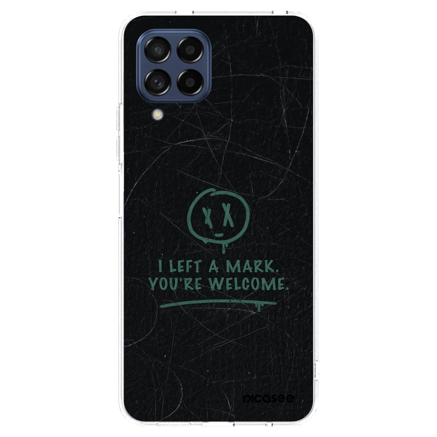 Picasee silikonowe przeźroczyste etui na Samsung Galaxy M53 5G - LEFT A MARK