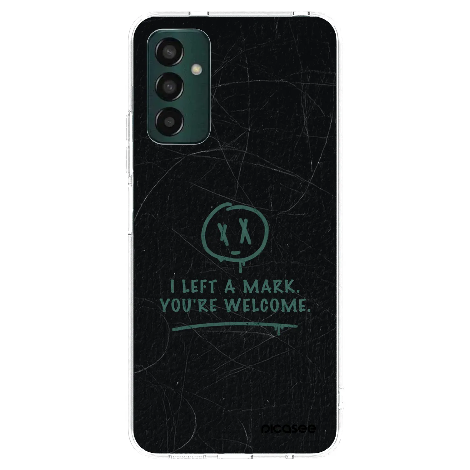 Picasee silikonowe przeźroczyste etui na Samsung Galaxy M13 M135F - LEFT A MARK