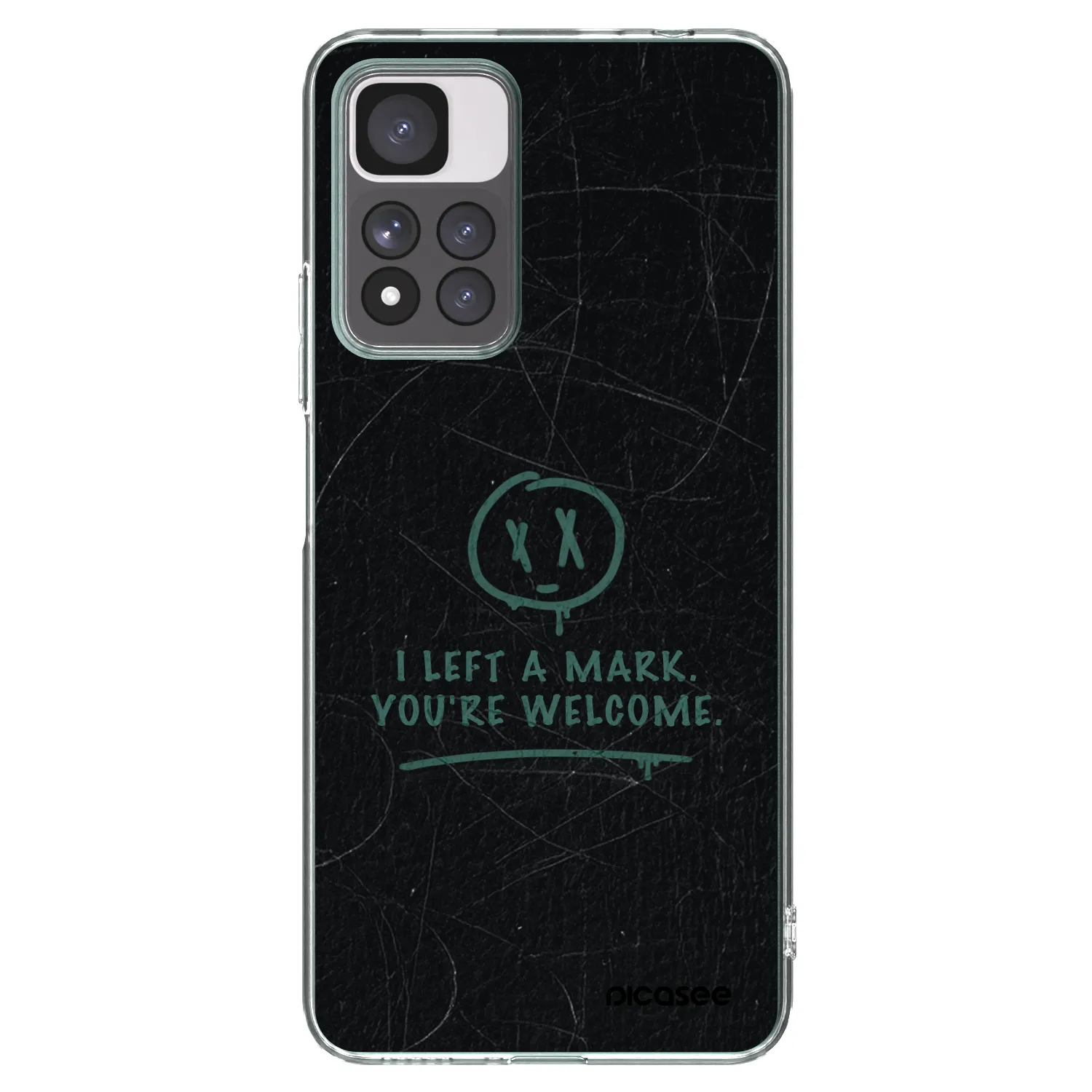 Picasee silikonowe przeźroczyste etui na Xiaomi Redmi Note 11 Pro+ 5G - LEFT A MARK