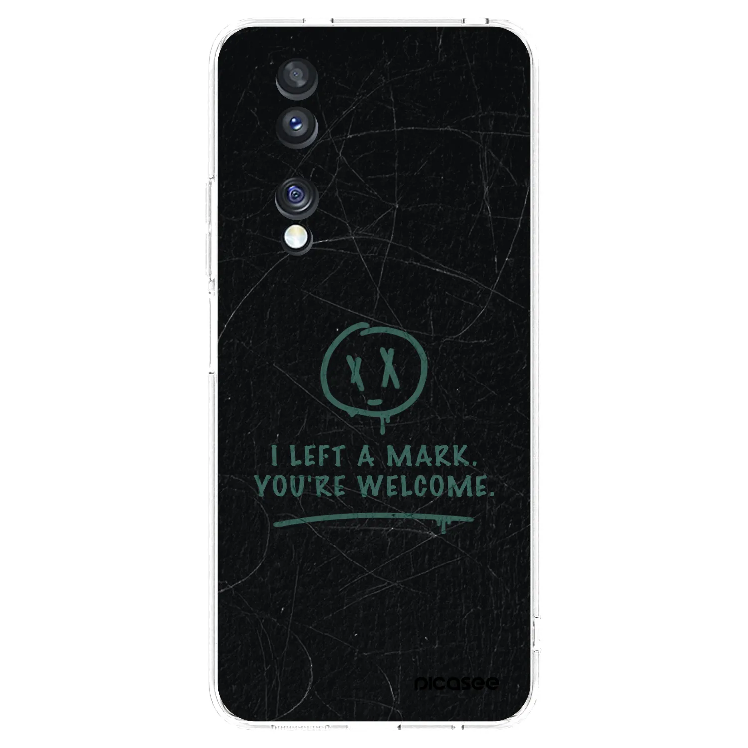 Picasee silikonowe przeźroczyste etui na Honor 70 - LEFT A MARK