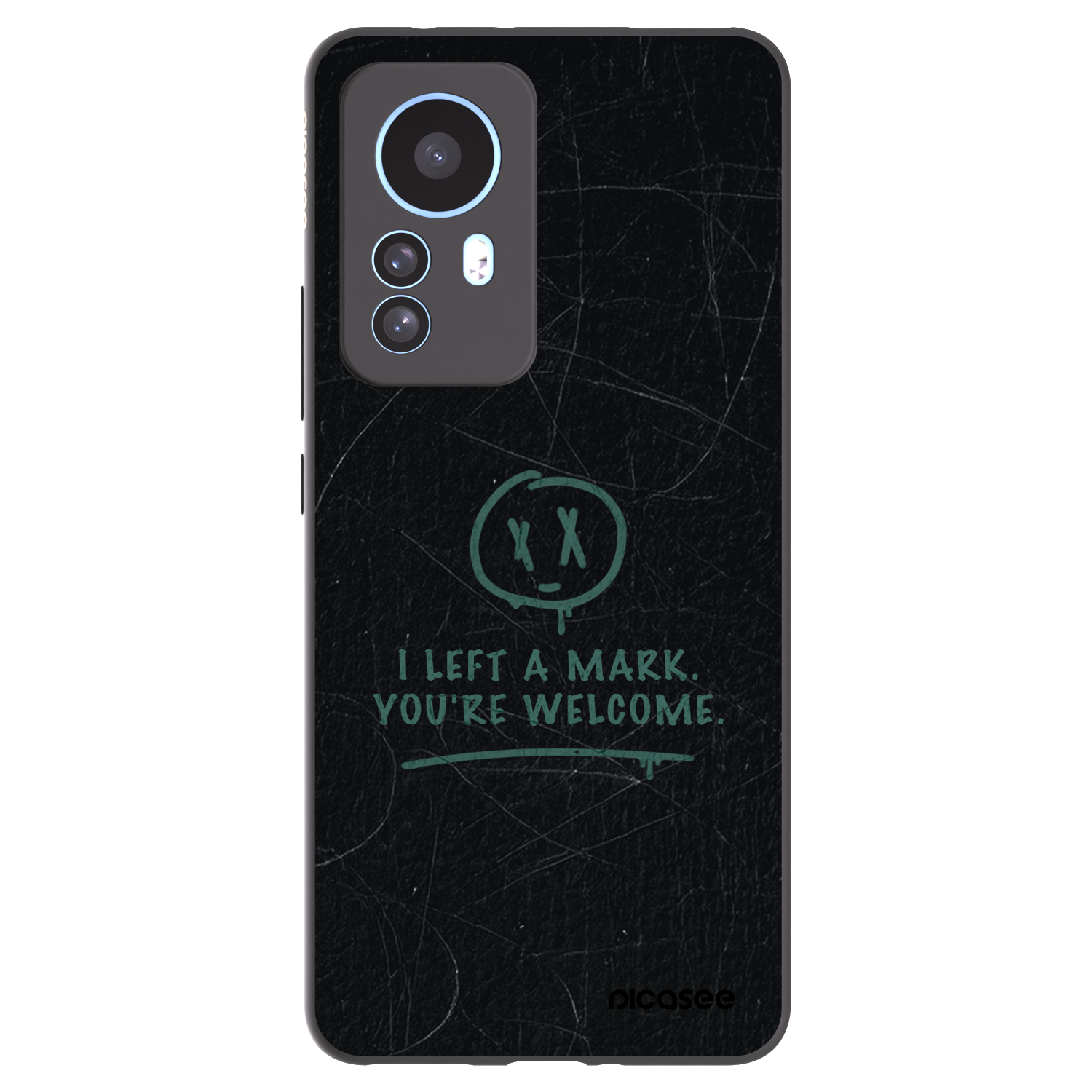 Picasee silikonowe czarne etui na Xiaomi 12T Pro - LEFT A MARK