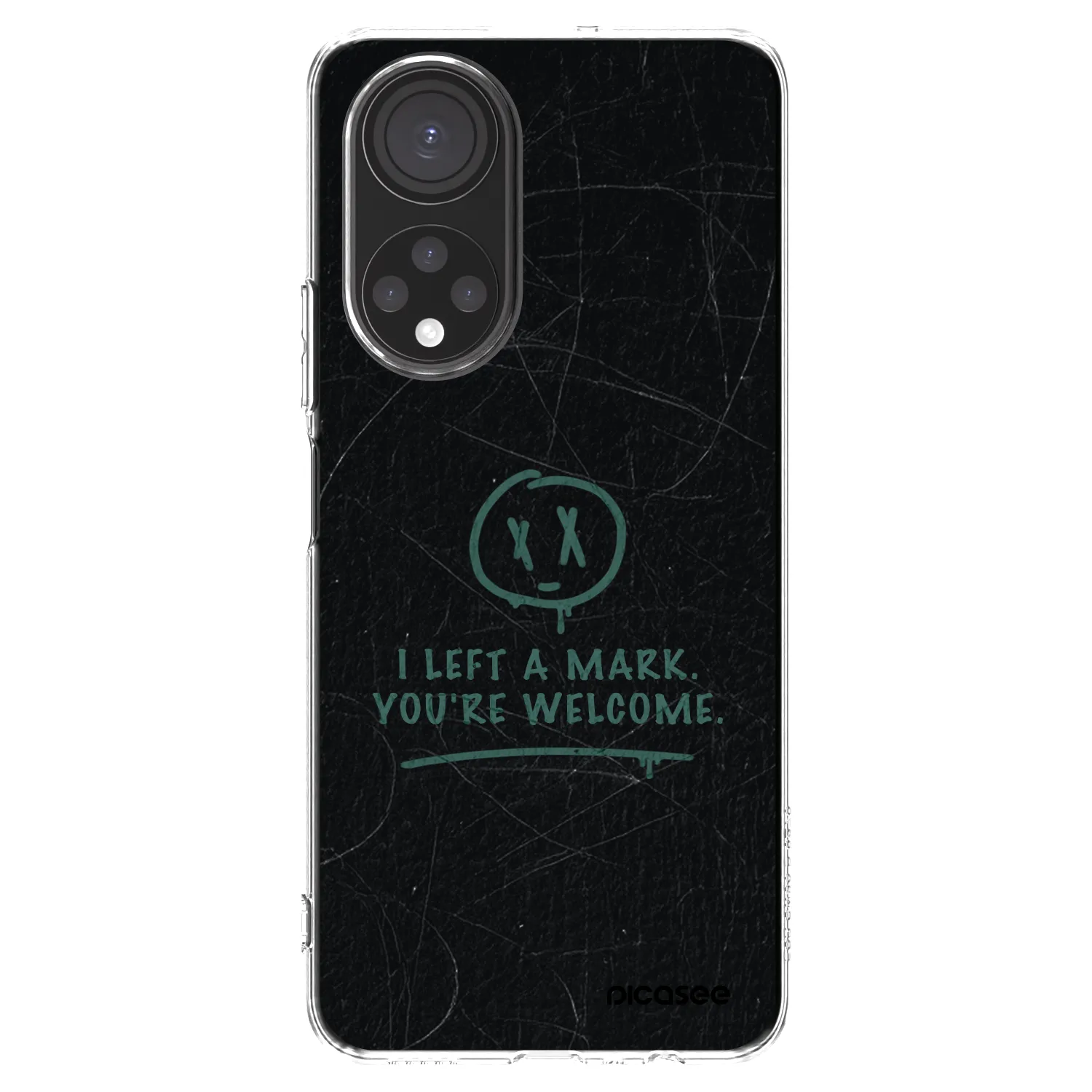 Picasee silikonowe przeźroczyste etui na Honor X7 - LEFT A MARK